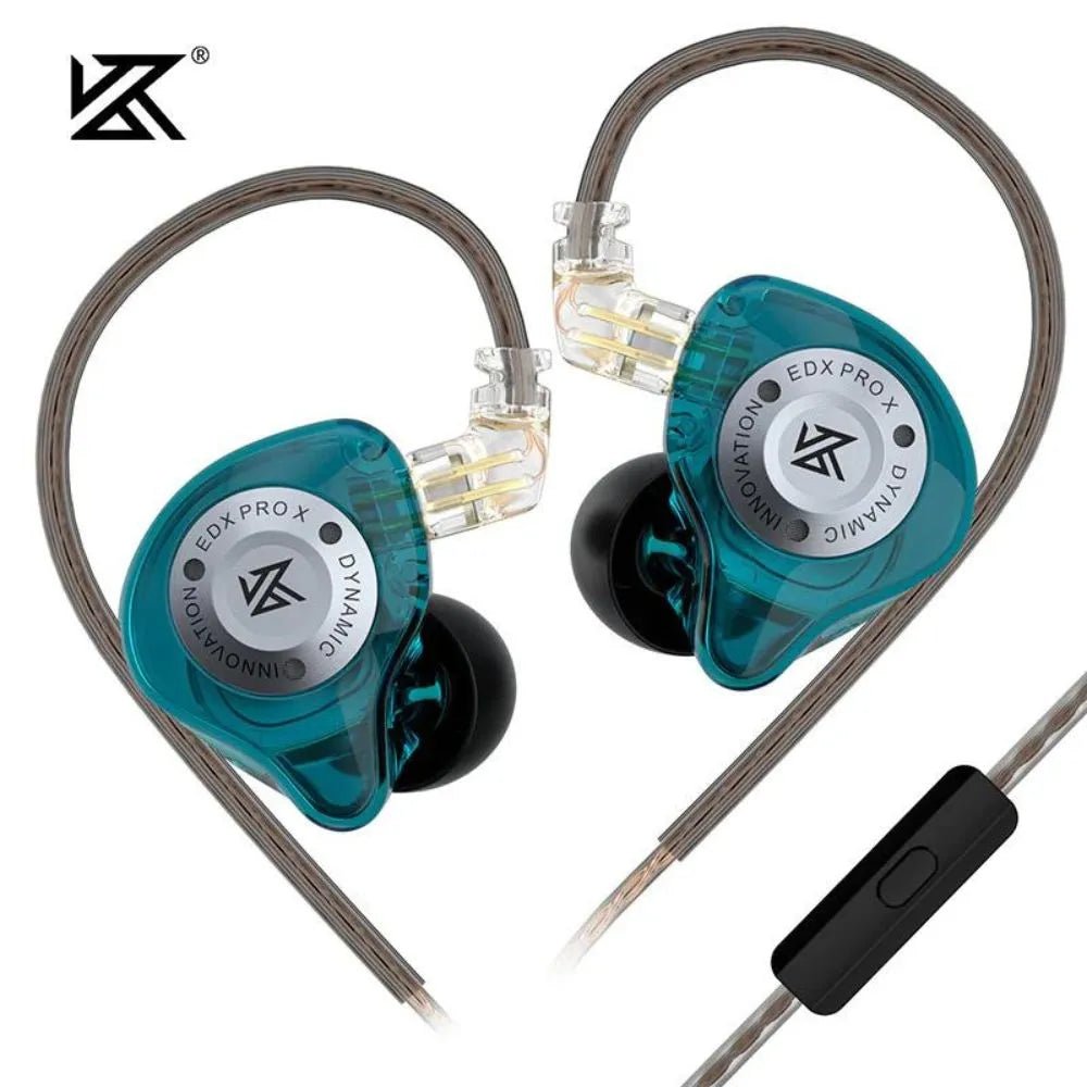 KZ Edx Pro X Earphone With Mic - Electronics