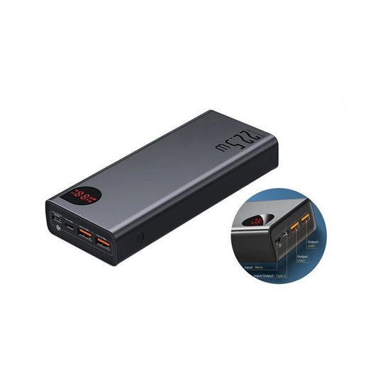 Baseus Adaman Metal Digital Display Quick Charge Power Bank 22.5W 20000 mAh - Power Bank